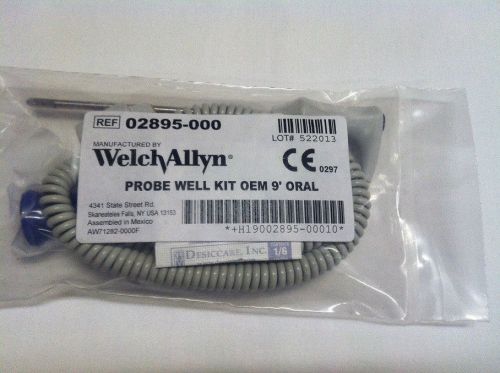 Welch Allyn Probe Well Kit, OEM 9FT Oral, 02895-000, For 300 Vital Signs Monitor