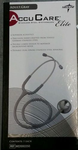 Medline Accucare Elite Stethoscope, Gray MDS92250