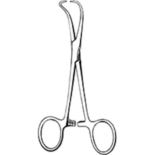 Backhaus Towel Clamp,  3&#034;, stainless steel