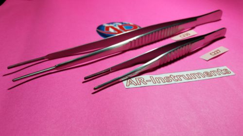 2 PIECES DEBAKEY AND COOLEY  MICRO FCPS 2 MM VASCULAR SURGICAL INSTRUMENTS