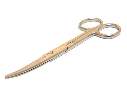 5.5&#034; Operating Disecting Surgical Scissors Stainless Steel Blunt Curved Blade