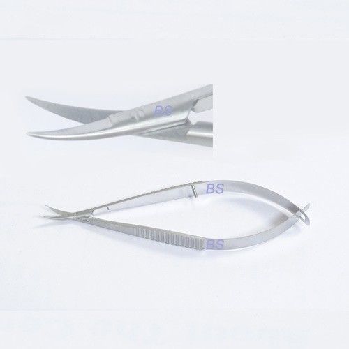 Ss castroviejo curved micro corneal scissors 11 mm blade ophthalmic eye ent inst for sale