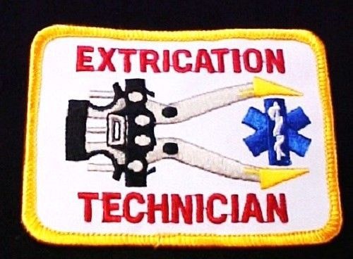 Extrication technician embroidered patch hurst tool star of life emt ems rescue for sale