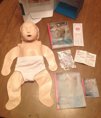 Infant CPR Anytime Light Skin Kit Manikin DVD Baby Life Saving AHA**Nice To Have