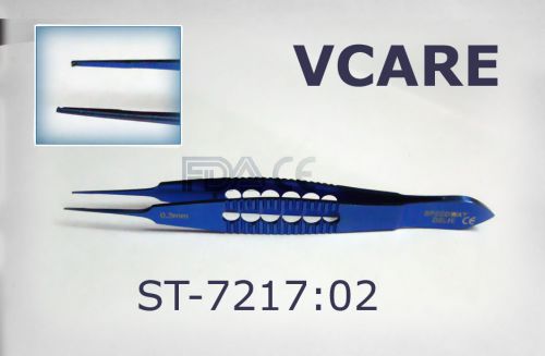 Castroviejo Suture Tying &amp; Corneal Forceps 0.3 mm Titanium  FDA &amp; CE