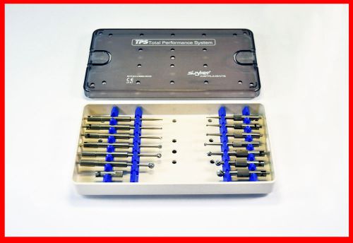Stryker TPS 14 Carbide Cutting Burs w Tray for your Quantum Drill. Full Set