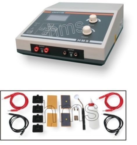 New electrotherapy 2 channel 4 electrodes lcd, programmed ce electrotherapy for sale