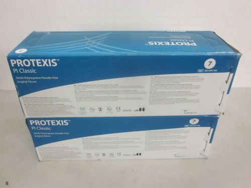 PROTEXIS PI Classic Powder-Free Sterile Polyisoprene Surgical Gloves Size 7 X100