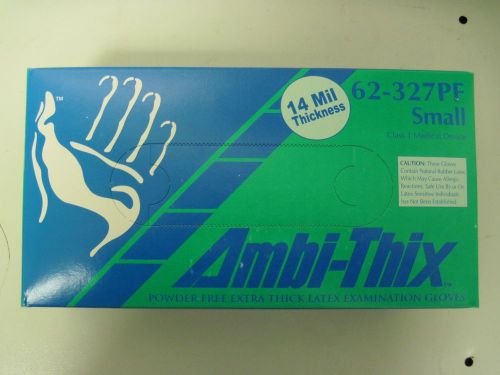 Ambi-thix powder free extra thick latex examination glove 62-327pf for sale