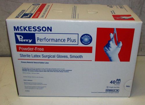 160 Pair McKesson Perry Performance Plus Size 8 Latex Surgical Gloves 201080