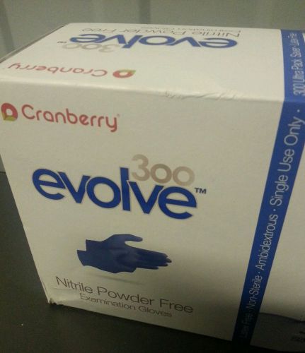 300 Nitrile Powder Free Examination medical Gloves -Cranberry evolve First Touch