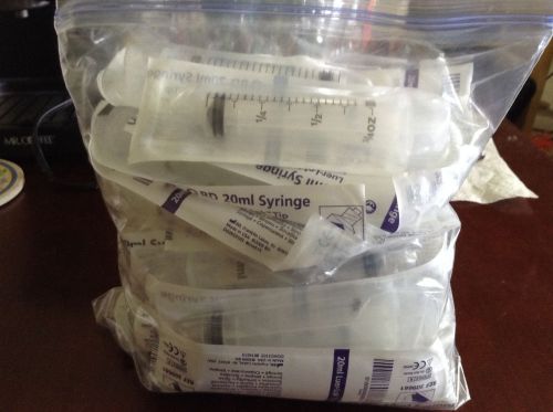 Bd 20ml syringe luer-lok tip  lot of 20 for sale