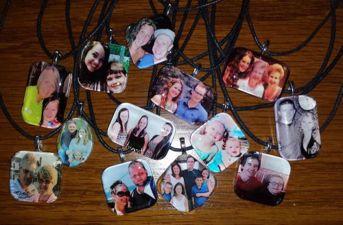 Personalized Glass Pendants and Necklaces