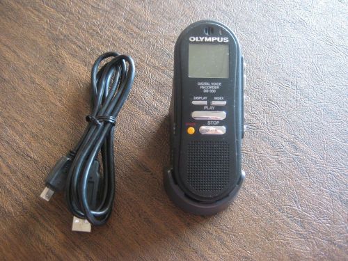 Olympus DS-330  Digital Voice Recorder Dictaphone with cradle and usb cable