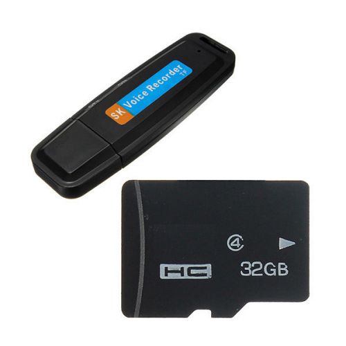 3 in 1 USB Stick TF Speicher Karte Diktiergerat Digital Aufnahmegerat Recorder