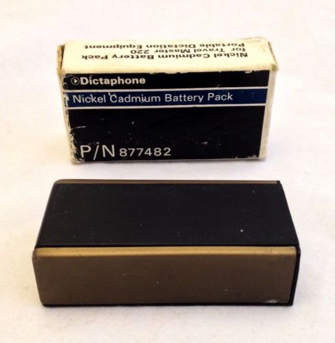 Dictaphone Nickel Cadmium Battery Pack P/N 877482 Travel Master 220