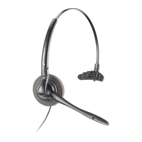 Plantronics DuoSet H141N Headset - Black - Wired - Over-the-ear -Monaural