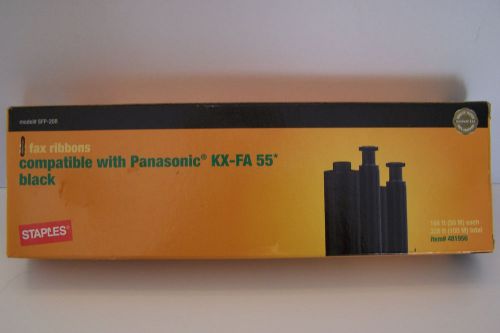 2 FAX ribbons/Toner/Cartridges FOR PANASONIC KX-FA 55  50% Off