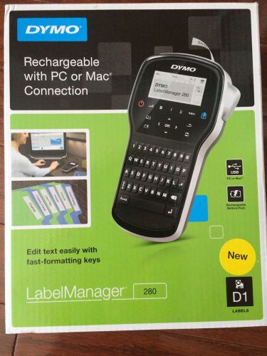 dymo labelmanager 280 rechargeable handheld label maker