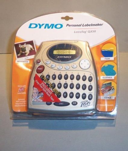 DYMO LetraTag Personal Label Maker Letra Tag QX 50 NEW Factory Sealed QX50