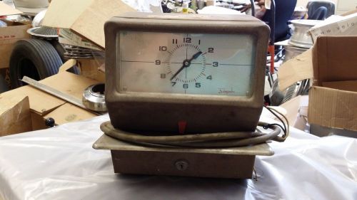 VINTAGE SIMPLEX TIME CLOCK PUNCH CLOCK