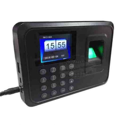 A6 2.4&#034; tft fingerprint time attendance clock employee payroll recorder usb new for sale