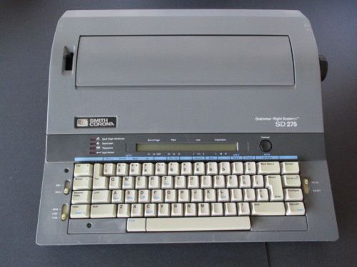 Smith Corona Typewriter SD275 Briefcase Style w/ Correctables &amp; Lift Off Tapes!