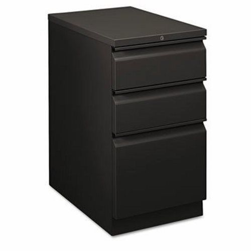 Hon Flagship Mobile Box Pedestal, Full Radius Pull, 22-7/8d, Black (HON18723RP)