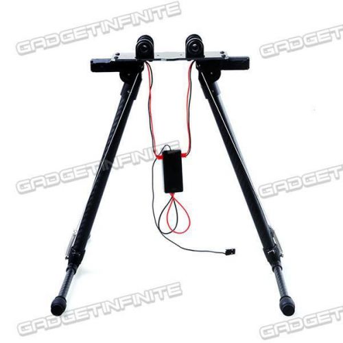 HML650 Electronic Retractable Landing Gear Skid for RC Multicopters Photography