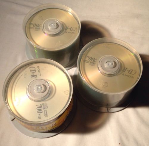 150 - SONY CD-R Discs 80 min, 700MB,