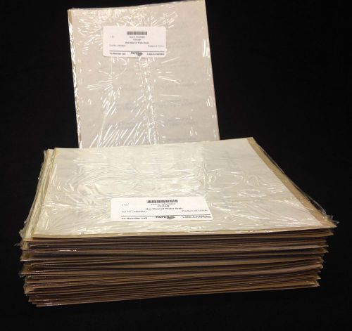 PAPER DIRECT CLEAR WAFER SEALS FOR MAILING BR0CHURES. 38 SLEEVES - 3040 WAFERS