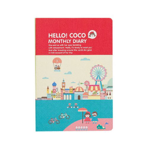 2015 hello coco monthly diary with cover – theme park/yearly planner/scheduler for sale