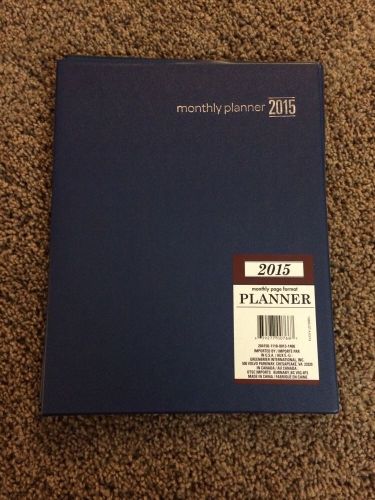 Monthly Student Planner 2015.  Monthly Page Format.  NICE