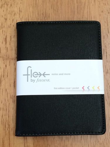 First Edition Filofax Flex A5 Notebook Cover - Black, new in package-5.25&#034;x4&#034;
