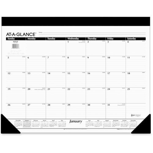 2015 At-A-Glance Refillable Desk Pad Calendar - Monthly - 22&#034; x 17&#034;