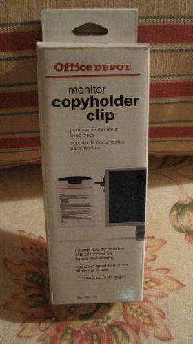 Office Depot - Monitor Copyholder Clip - Item 326-178