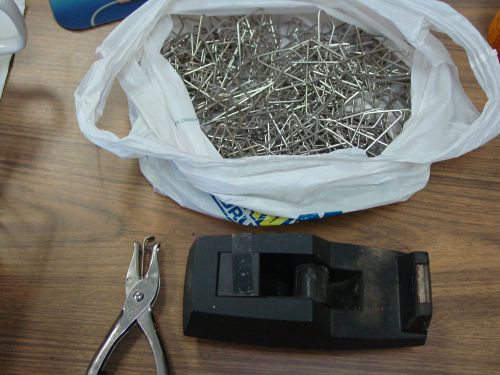 200+ WIRE PAPER CLIPS/TAPE DISPENSER/HOLE PUNCH