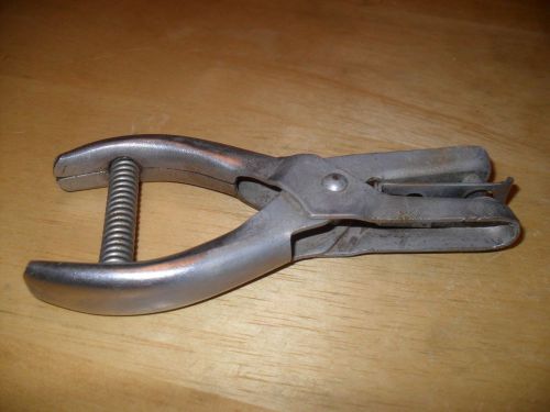 Vintage Hole Puncher Heavy-Duty SARGENT &amp; CO Made in USA Hand Held