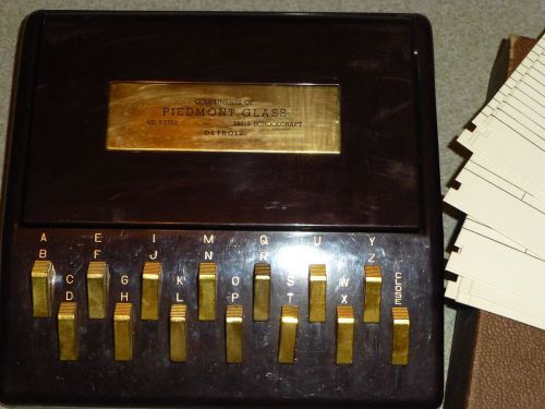 Vintage Brown and Bigelow Keymatic Desk Rolodex Organizer Phone Address System