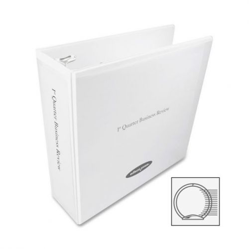 Office Depot Round Ring White View Binder - Letter 8.5&#034; X 11&#034; 480 Sheet 3&#034;