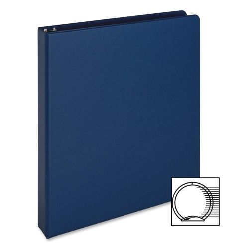 Business source vinyl ring binder - 8.5&#034;x11&#034; -1&#034; -dark blue- bsn09975 for sale