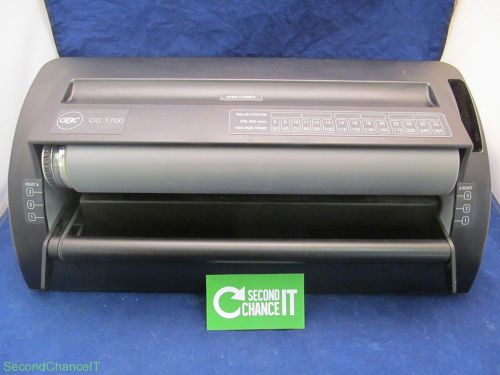 Gbc cc1700 electric coil inserter w/ power supply very worn belt for sale