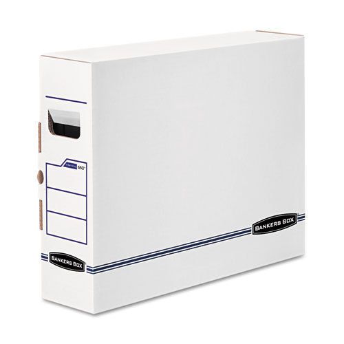 X-Ray Storage Box, Film Jacket Size, 5 x 14-7/8 x 18-3/4, White/Blue, 6/Carton
