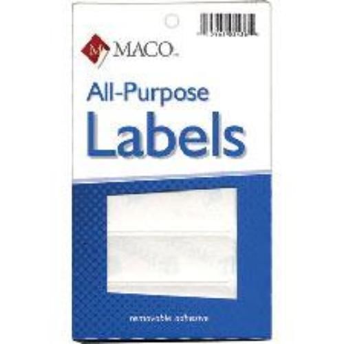 Chartpak Labels White Removable 5/8&#039;&#039; x 7/8&#039;&#039; 1000 Count