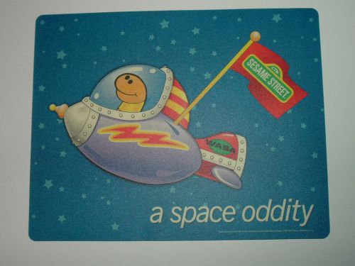 Sesame Street A Space oddity Mousepad Advertisement mat WASA Photo Pad