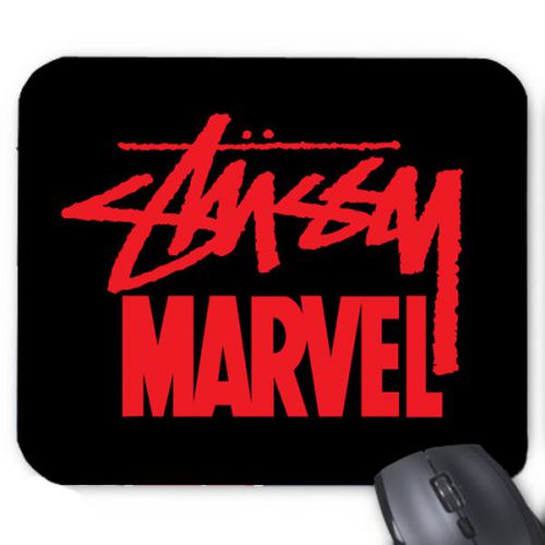 Stussy Marvel Red Logo Mousepad Mouse Mat Cute Gift