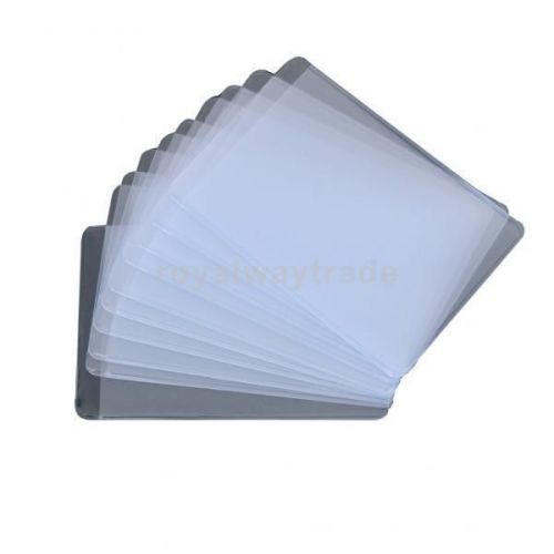 20x Soft Plastic Clear Sleeves Protector For ID Card/Bank Card -Size 3.6x2.3inch