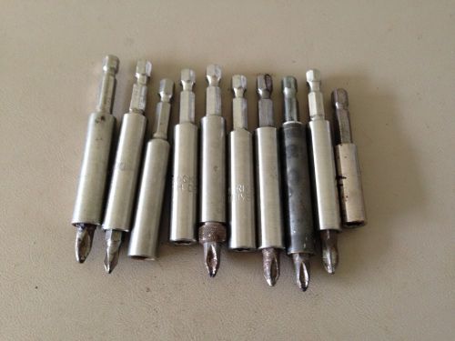 (10) 2” Magnetic Drill Tip Holders