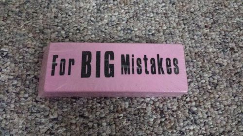 The Big Mistake Eraser - Pink