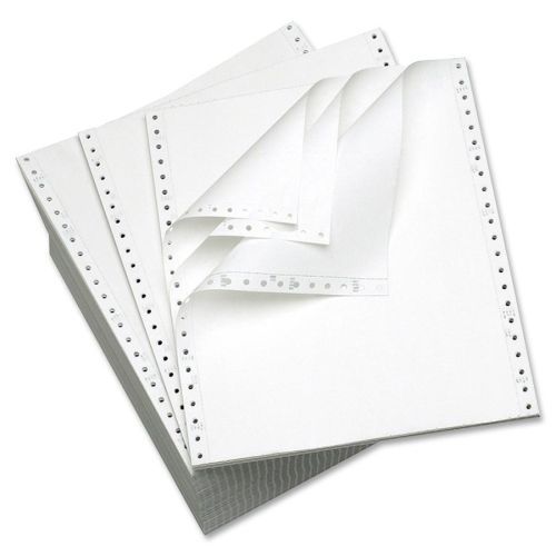 WLL 951027 Continuous Blank White 20# Computer Paper